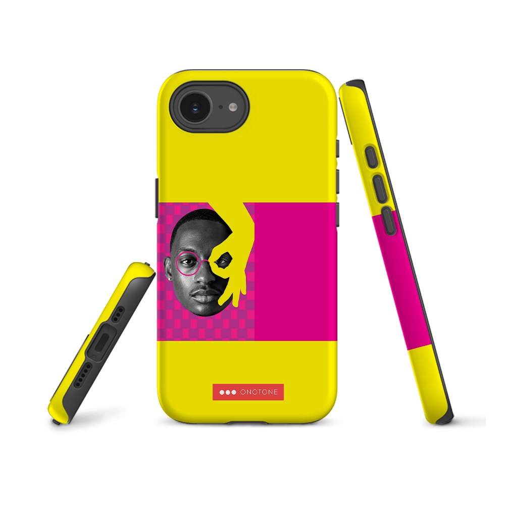 Dual Layer yellow modern iPhone® Case