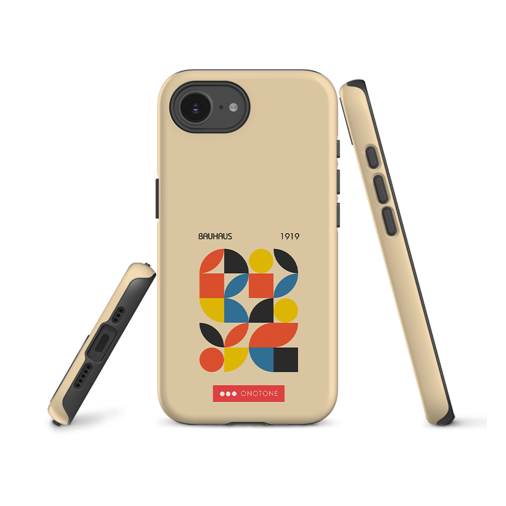 Dual Layer Bauhaus modern iPhone® Case