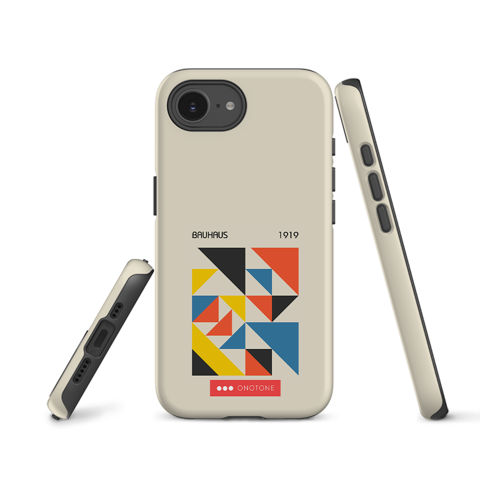 Dual Layer Bauhaus modern iPhone® Case