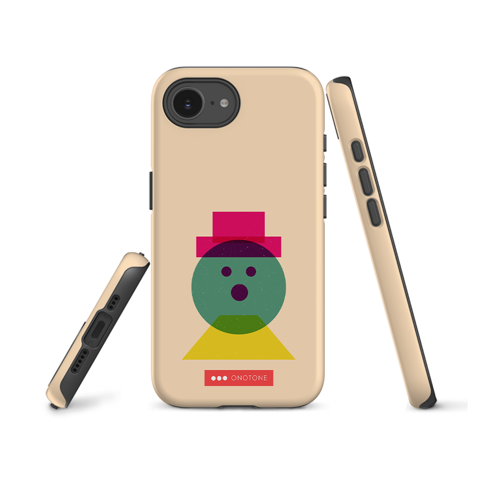 Dual Layer beige modern iPhone® Case