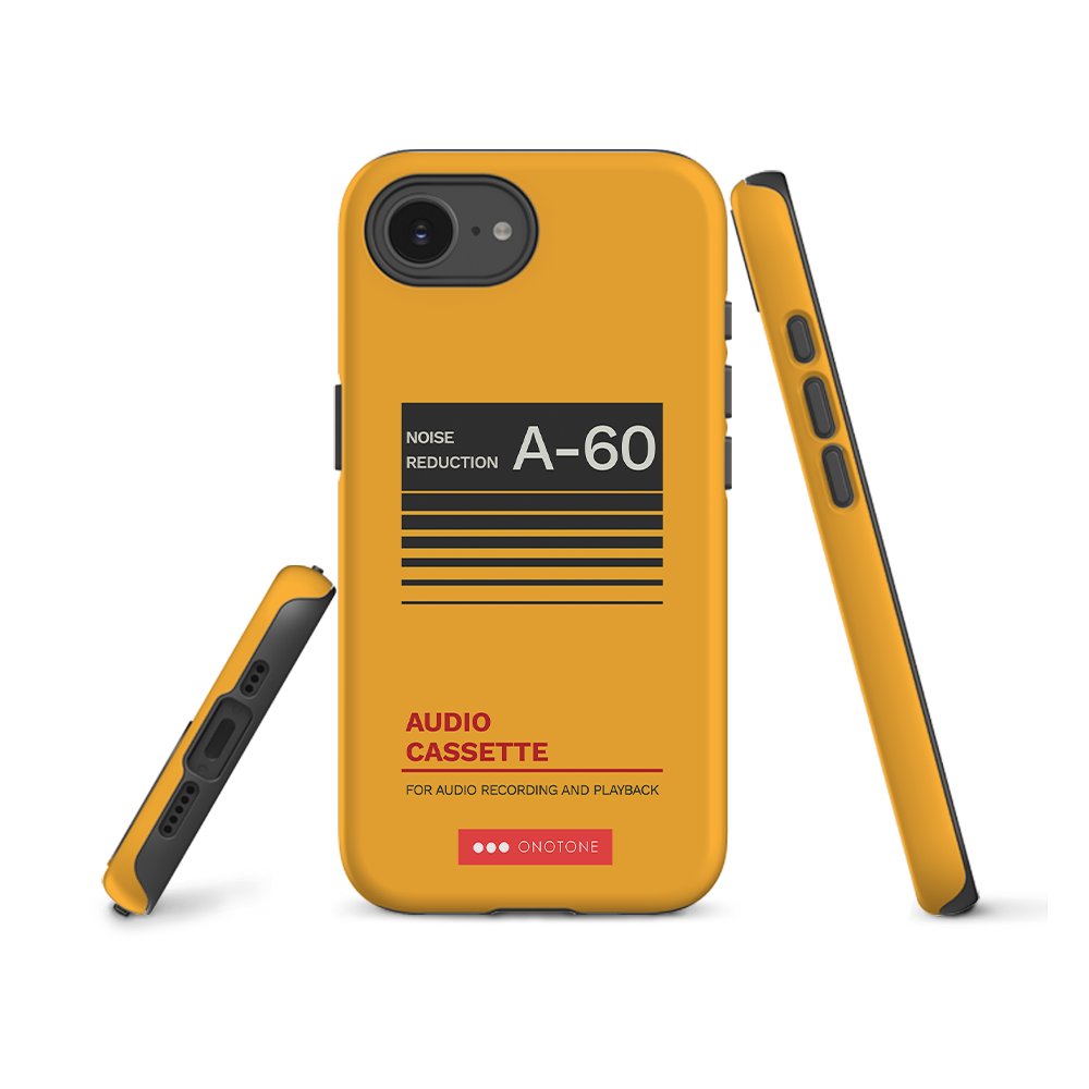 Dual Layer audio casette modern iPhone® Case