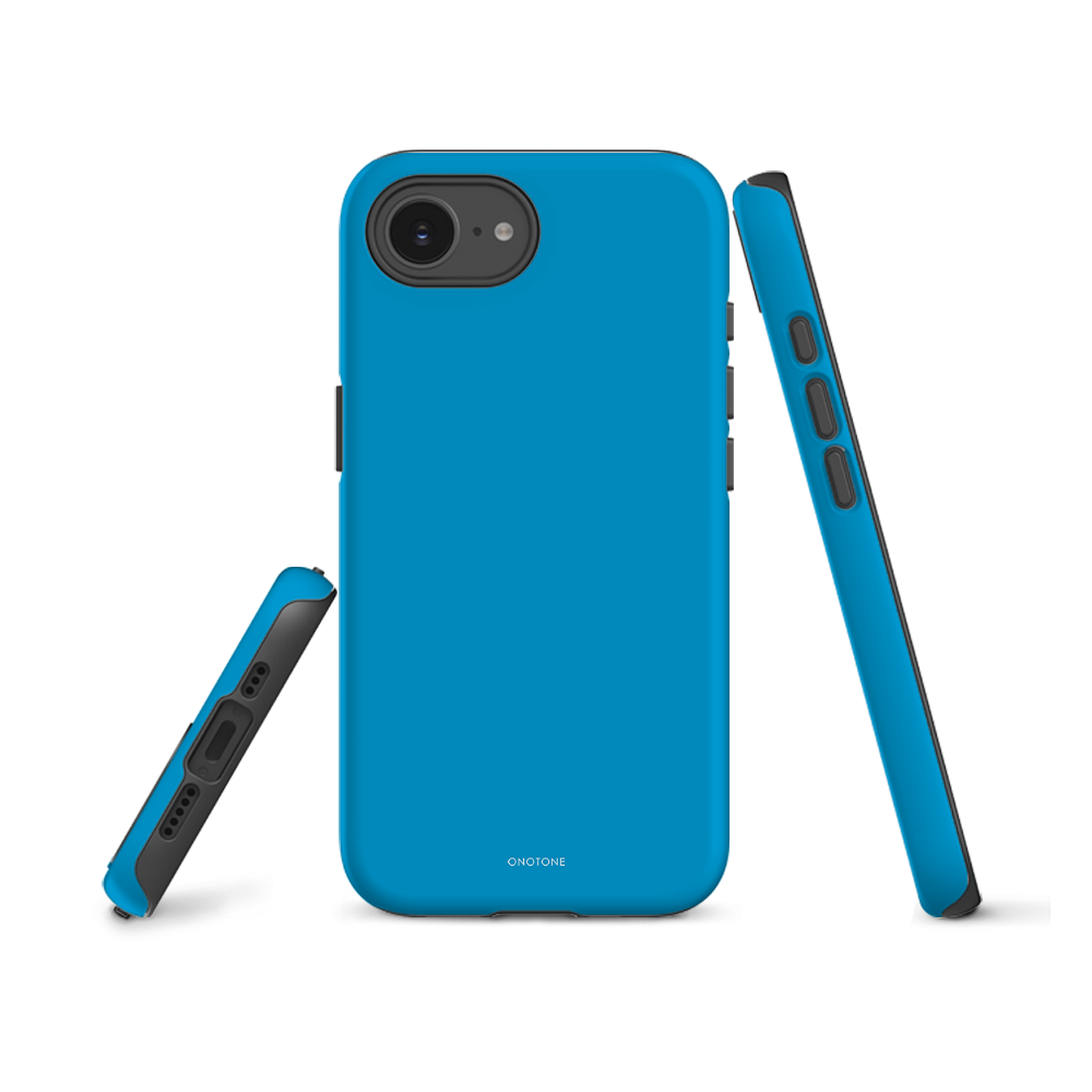 Neon Blue iPhone Case - Pantone 801