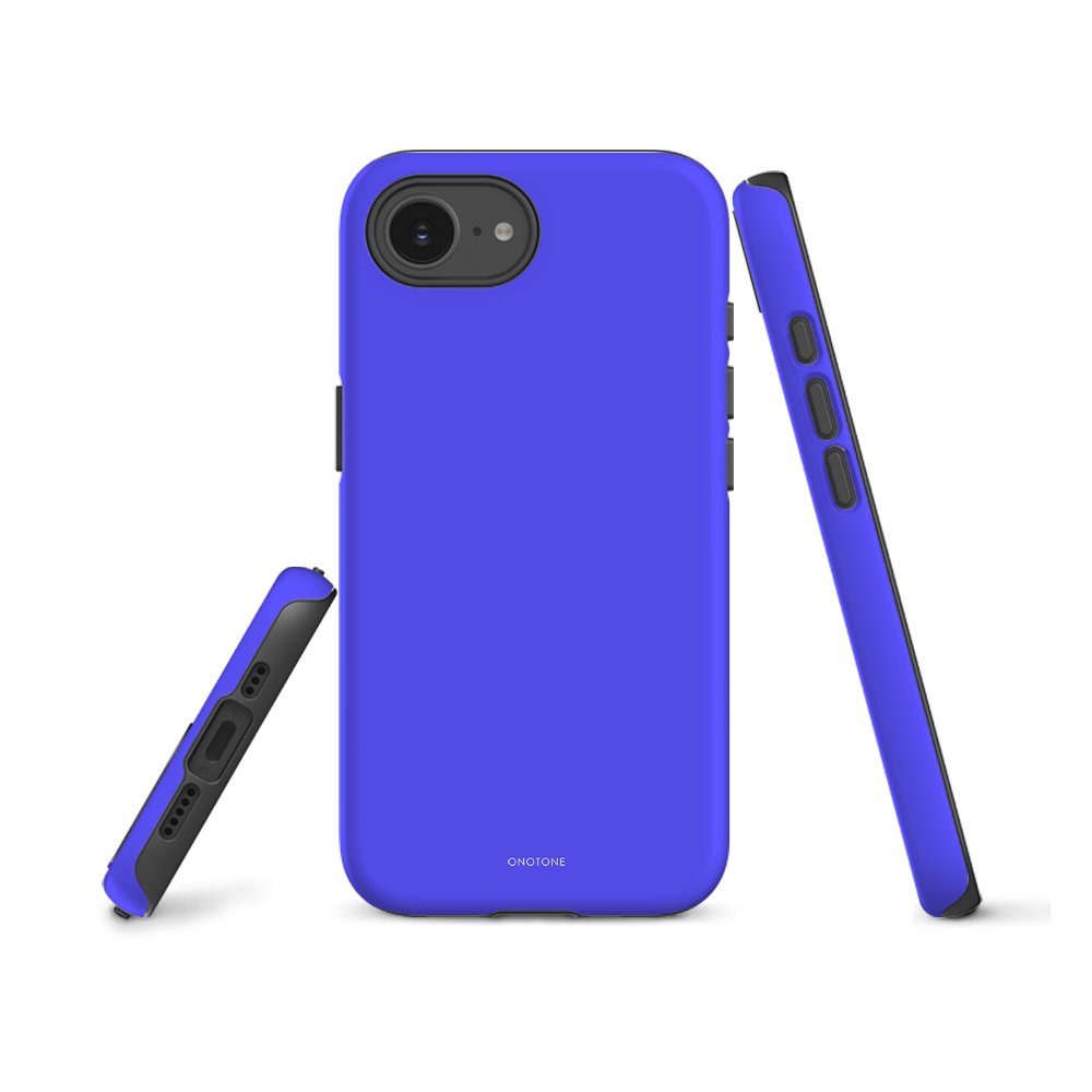 Neon Blue iPhone Case