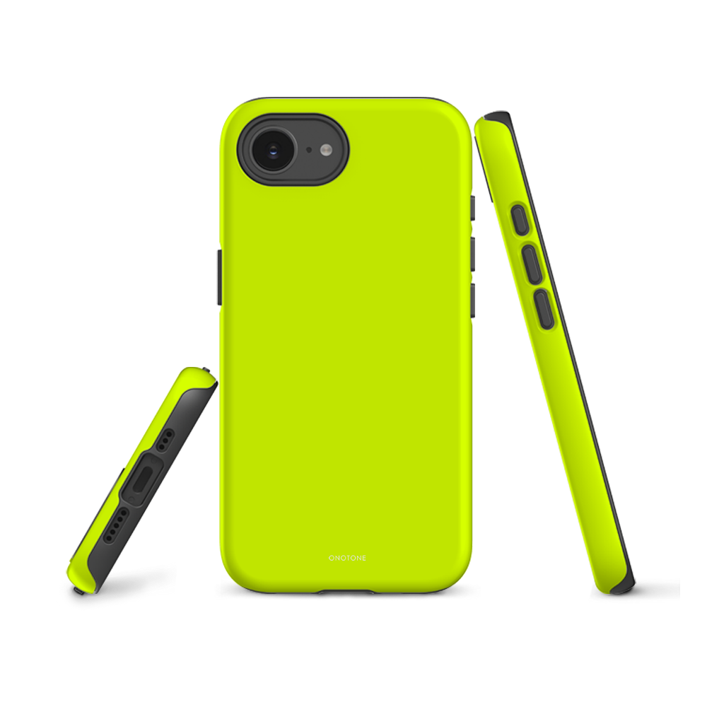 Neon Safety Yellow iPhone Case - Pantone Safety yellow