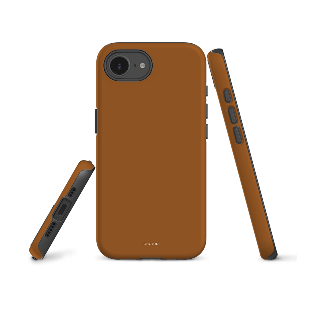 Solid Color brown iPhone® Case - Pantone® 154