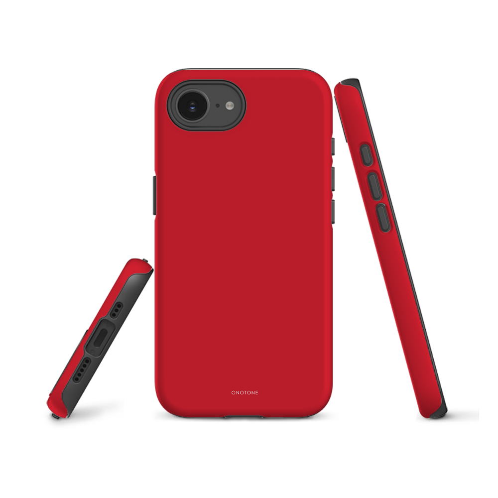 Solid Color red iPhone® Case - Pantone® 186