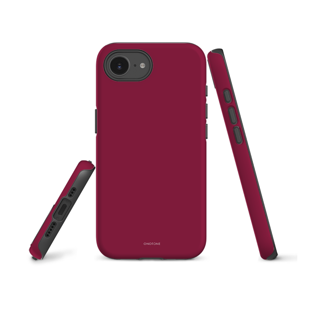 Solid Color red iPhone® Case - Pantone® 208