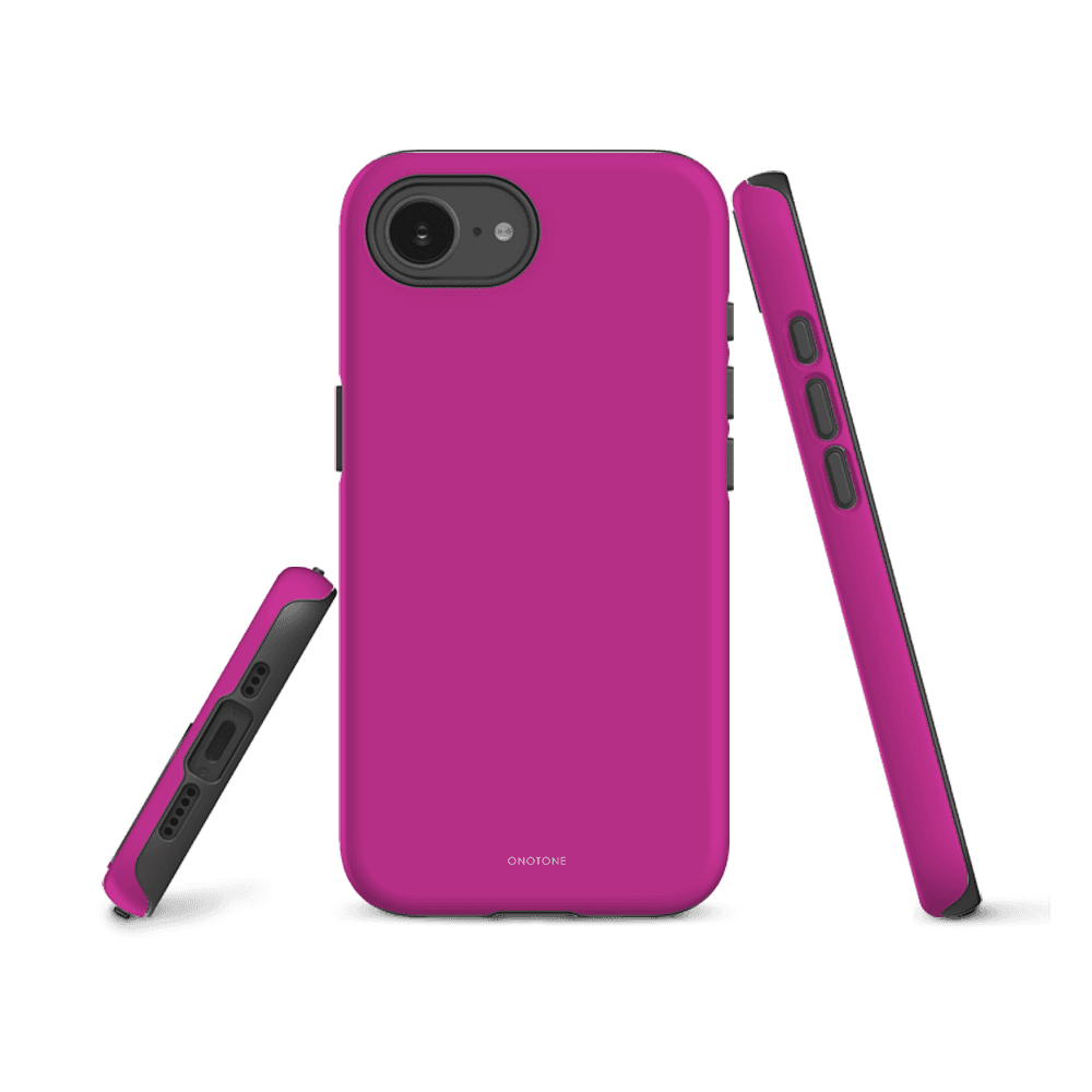 Solid Color pink iPhone® Case - Pantone® 240