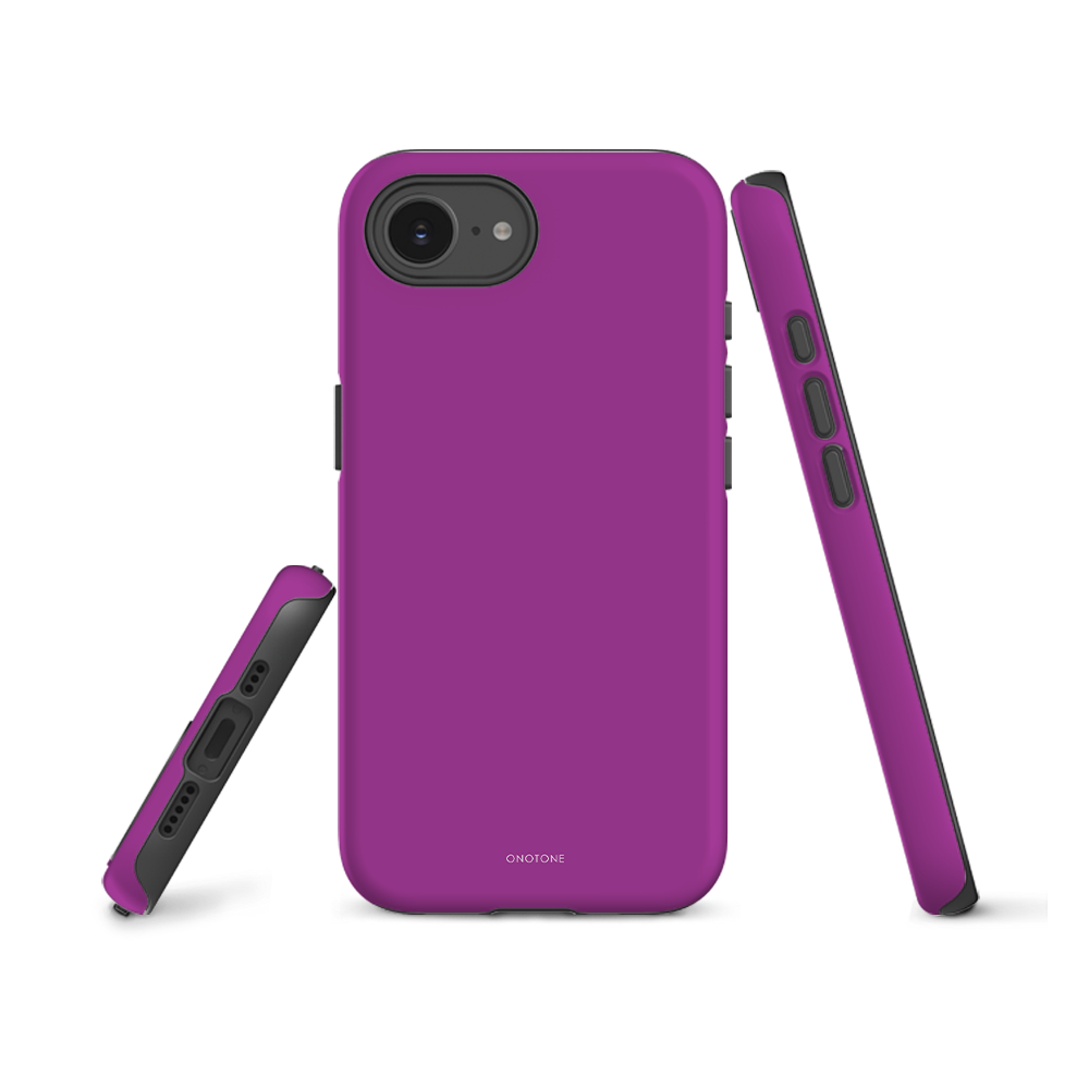 Solid Color purple iPhone® Case - Pantone® 253