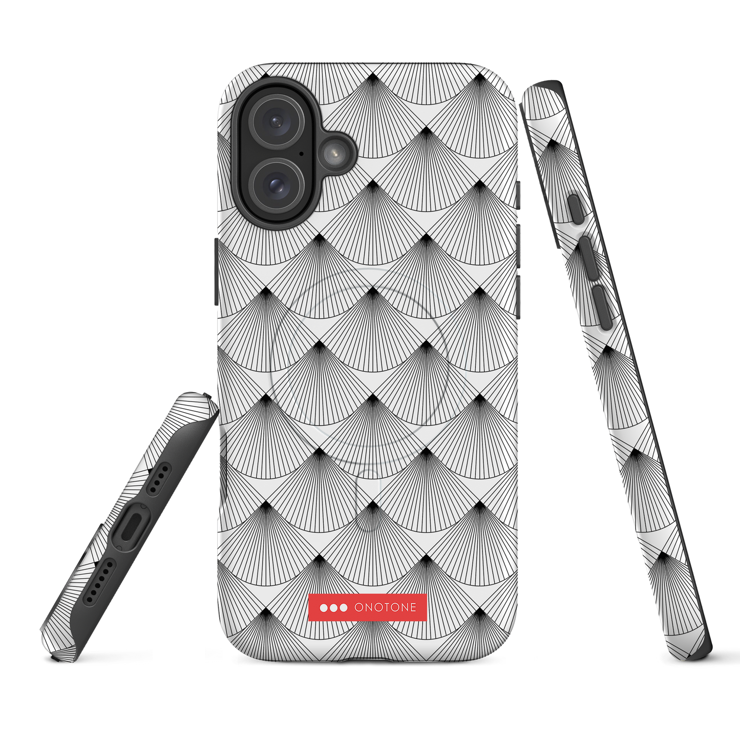 Japanese design indigo iPhone® Case with patterns
