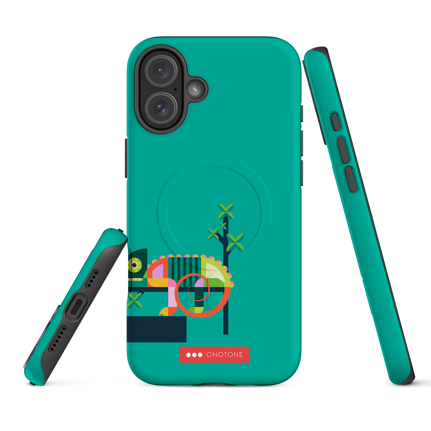 Dual Layer green modern iPhone® Case ( MD-2569)