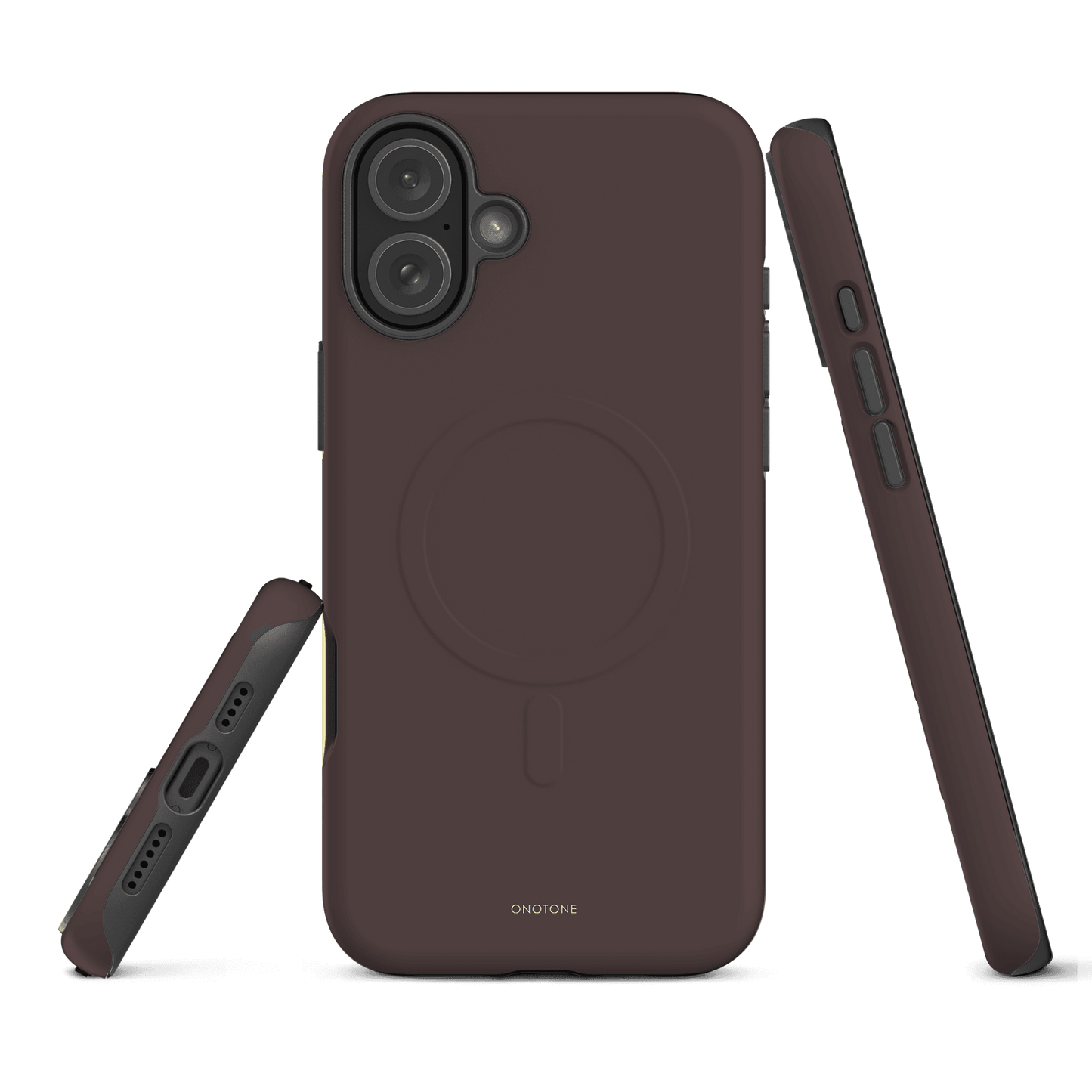 GRAY MINIMALIST IPHONE® CASE - PANTONE® 438