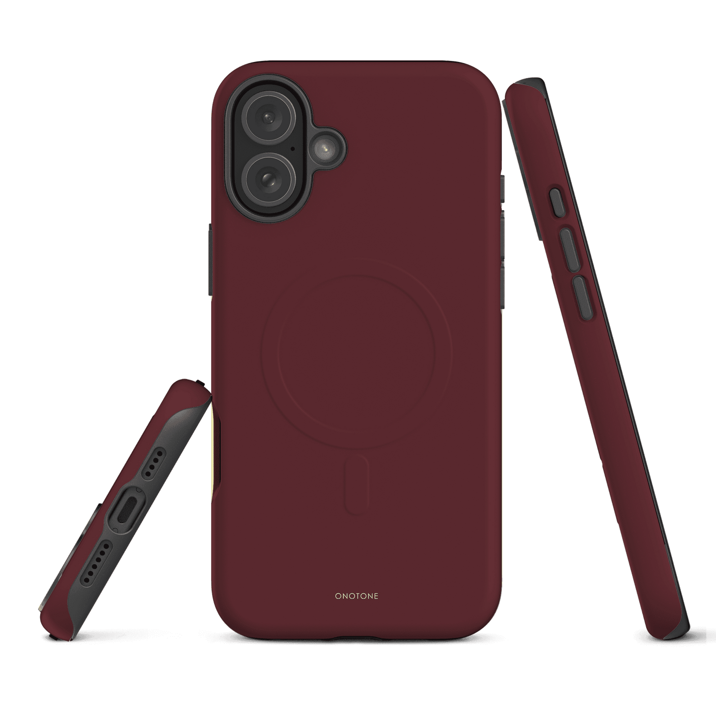 BROWN MINIMALIST IPHONE® CASE - PANTONE® CHOCOLATE TRUFFLE
