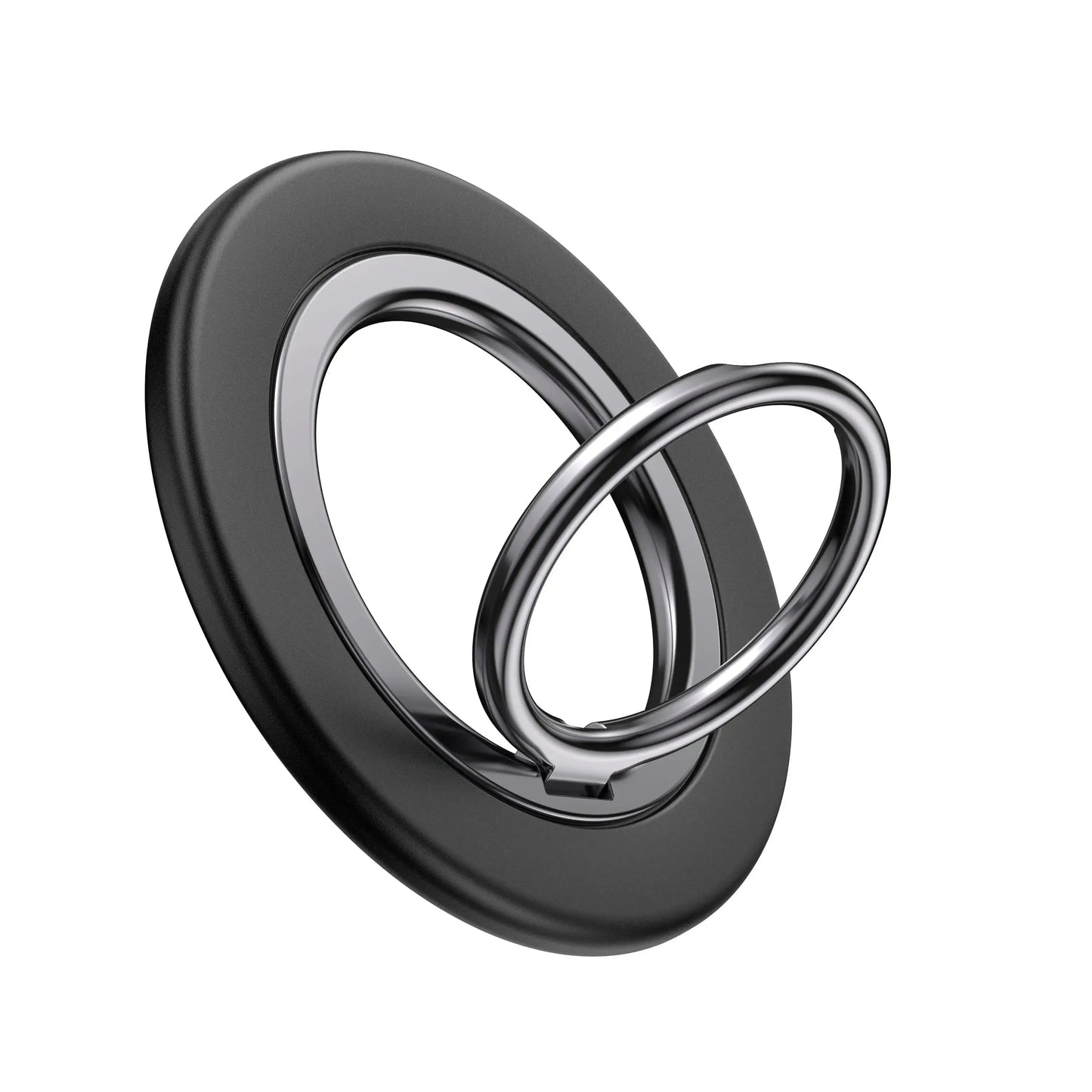 Dual Magnet Phone Ring Holder - 360° Rotation, 90° flip
