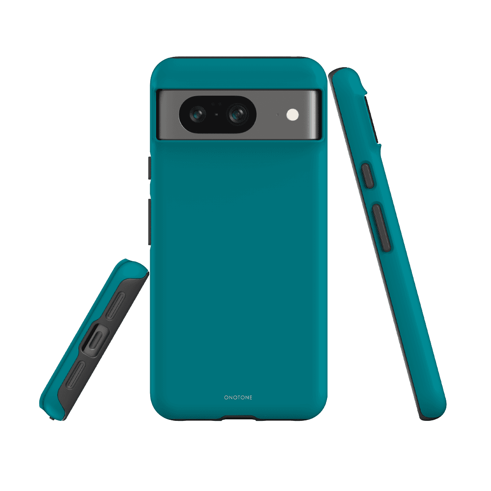 Google Pixel Case - Pantone 321 for Pixel 6, designed with raised edges and dual-layer polycarbonate and TPU materials.