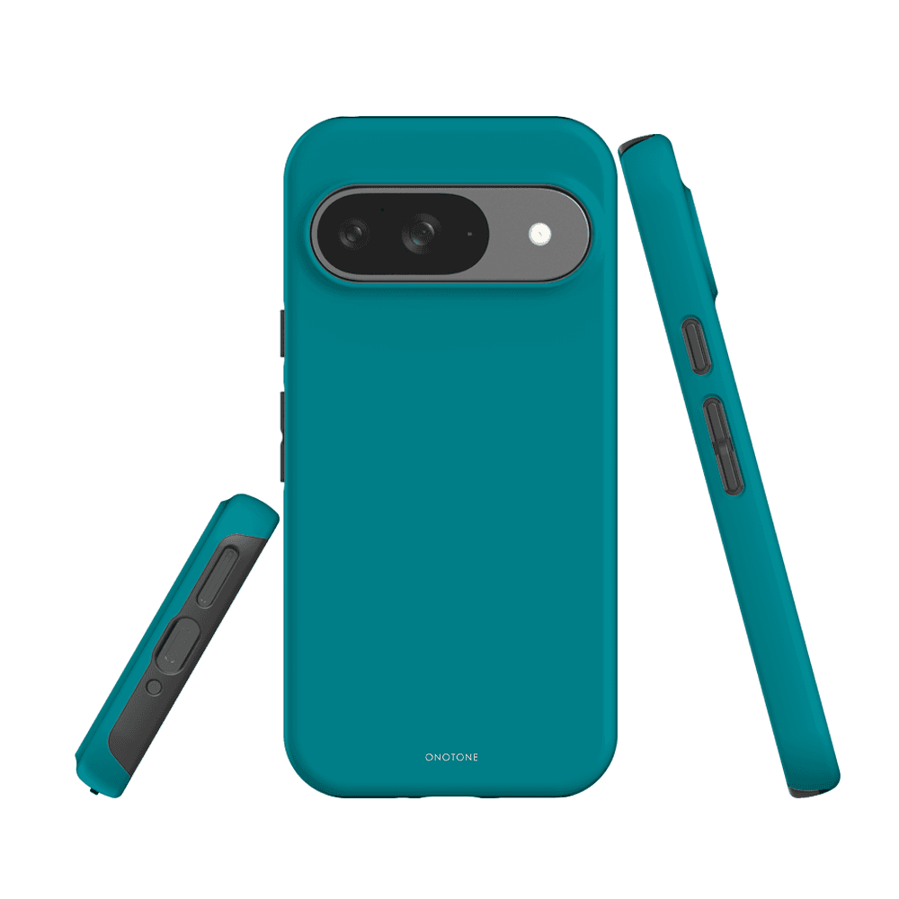 Google Pixel Case - Pantone 321 for Pixel 7, showcasing slim profile and dual-layer impact-resistant construction.