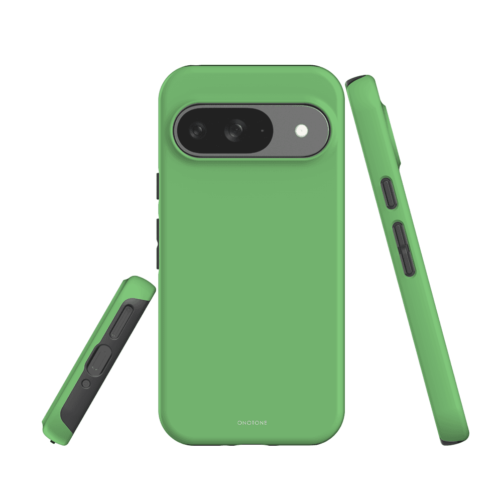Google Pixel Case - Pantone 359 for Pixel 6a, featuring a slim profile, soft-touch finish, and durable dual-layer construction.
