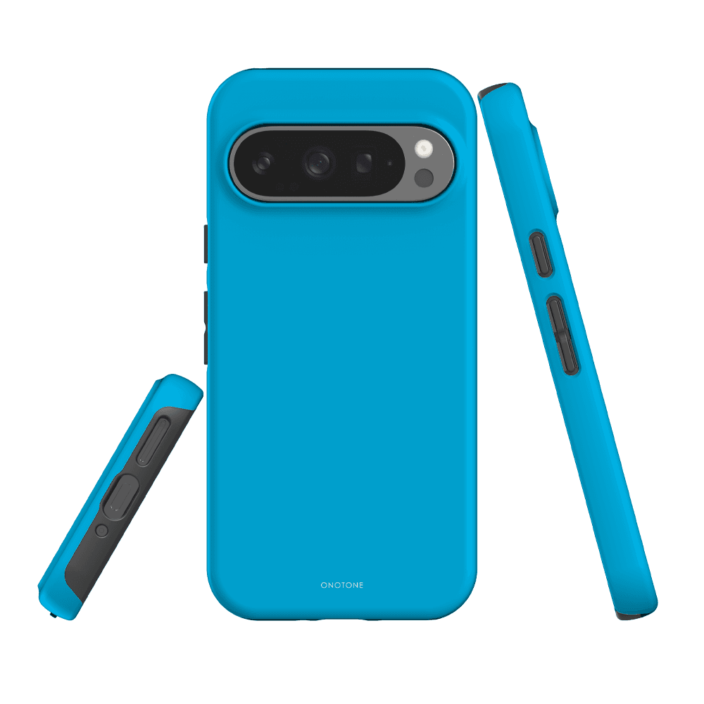 Google Pixel Case - Protective Pantone 306 for Pixel 7. Dual-layered build with shock-resistant TPU and hard polycarbonate shell.