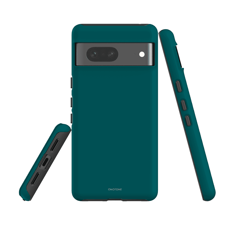 Google Pixel Case - Pantone 323 offering full coverage with raised edges and tactile buttons. Built for impact protection and sleek style.