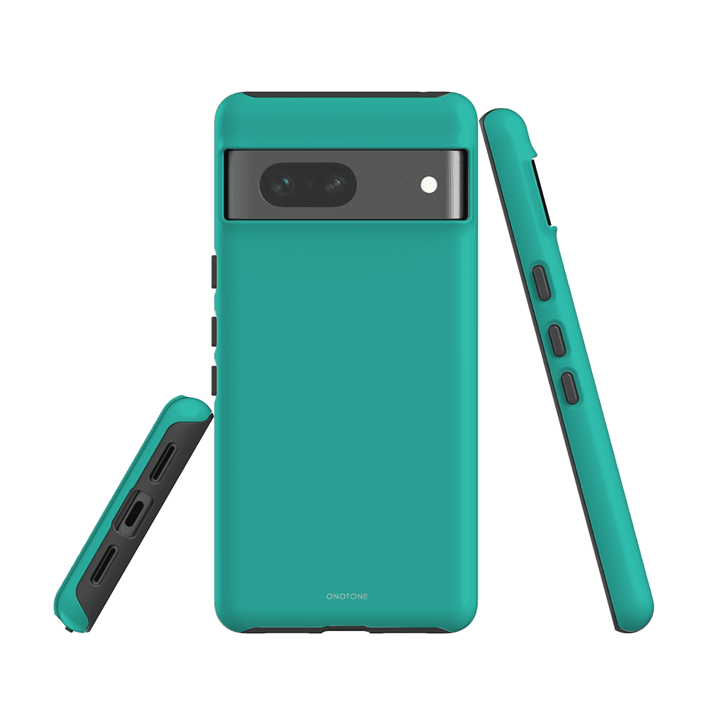 Pantone 333 Google Pixel Case for Pixel 6a with dual-layer protection. Designed for durability and precise button access.