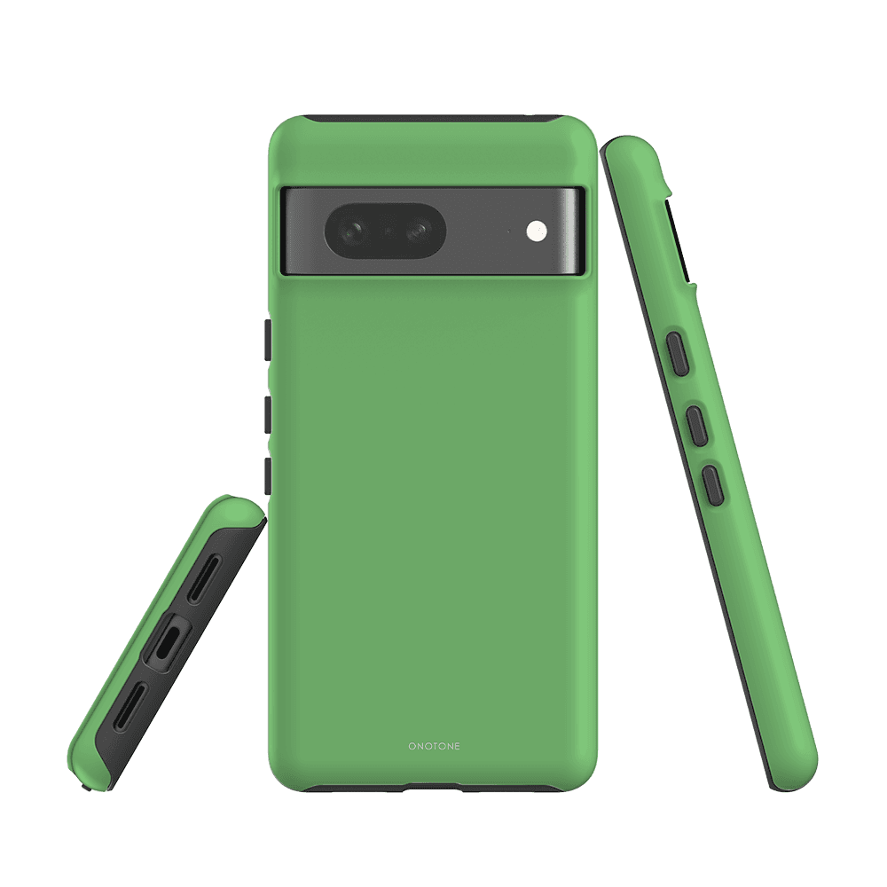 Google Pixel Case - Pantone 359 for Pixel 5a, offering full coverage, anti-slip grip, and reinforced corners for drop protection.