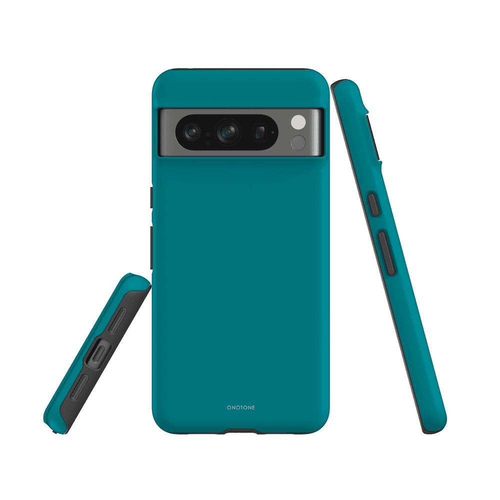 Protective Google Pixel Case - Pantone 321 for Pixel 6 Pro, with reinforced corners and precise cutouts for camera and ports.