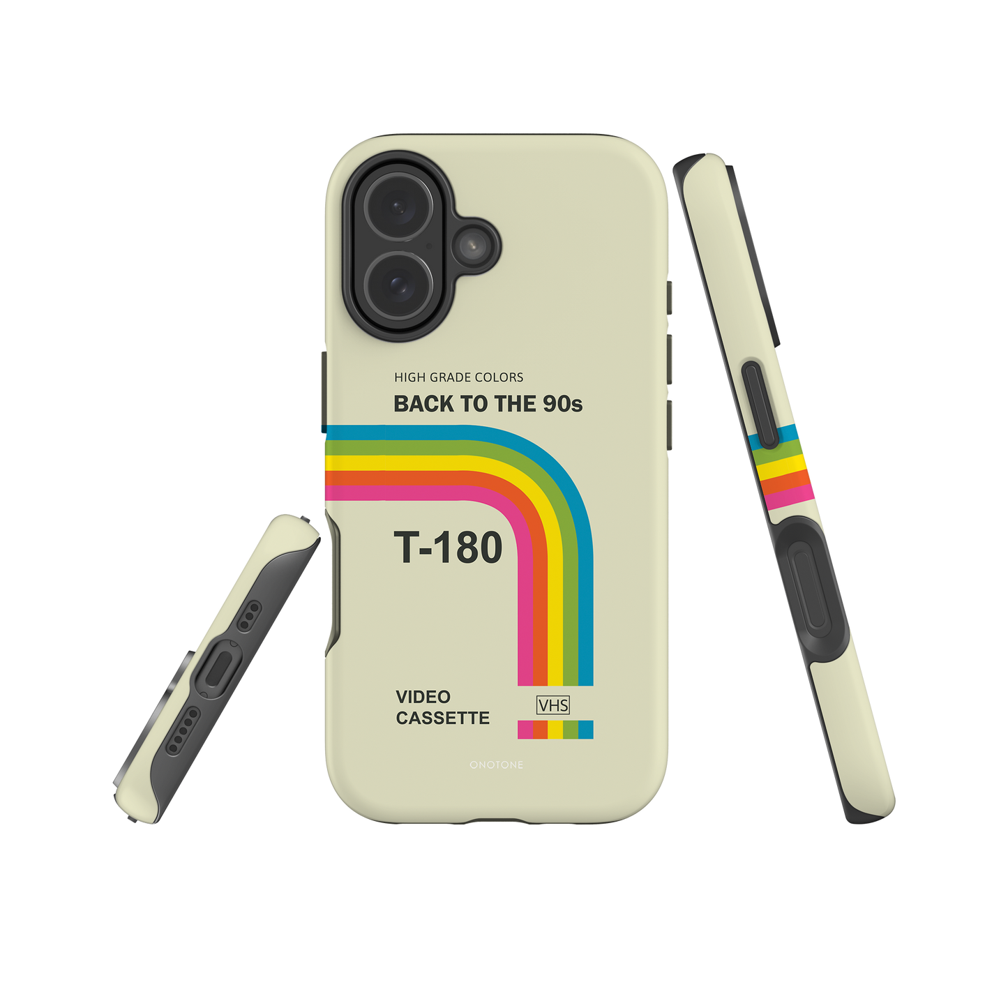 Dual Layer back to 90s VHS modern iPhone® Case ( MD-1281)