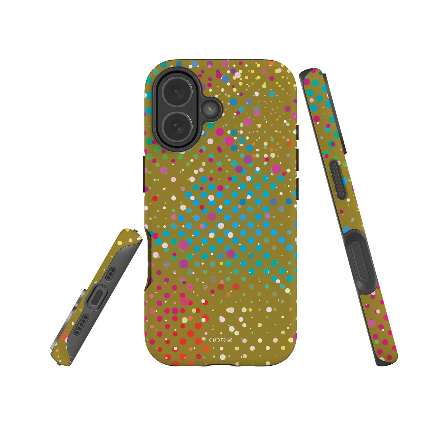 Yellow Polka Dot iPhone case (BD-112)