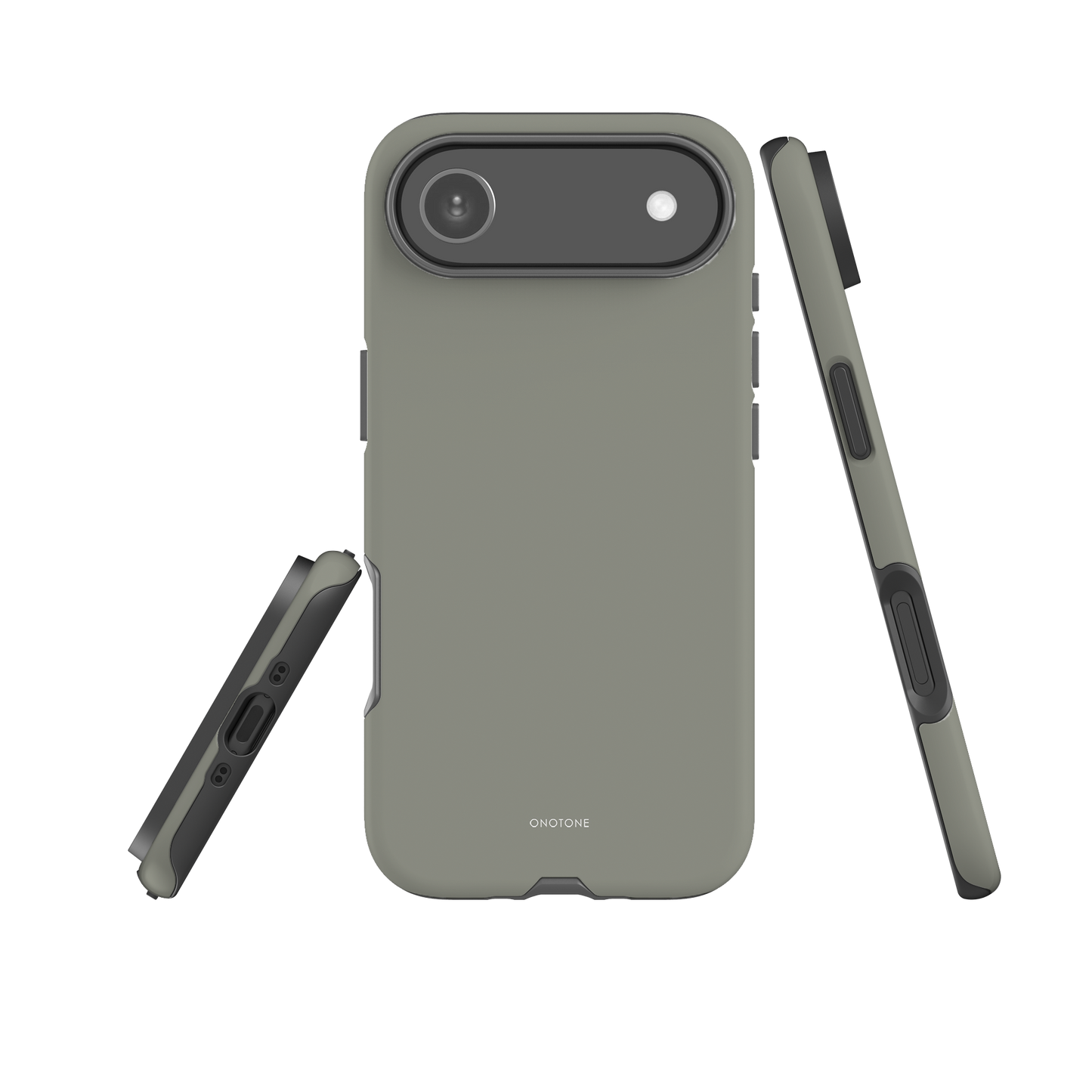GRAY MINIMALIST IPHONE® CASE - PANTONE® 415