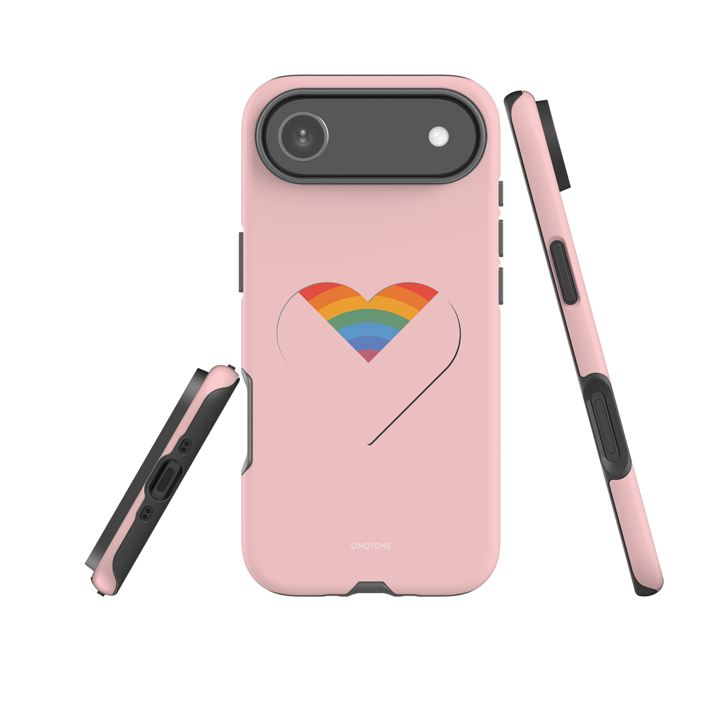 Dual Layer rainbow modern iPhone® Case ( MD-1561)
