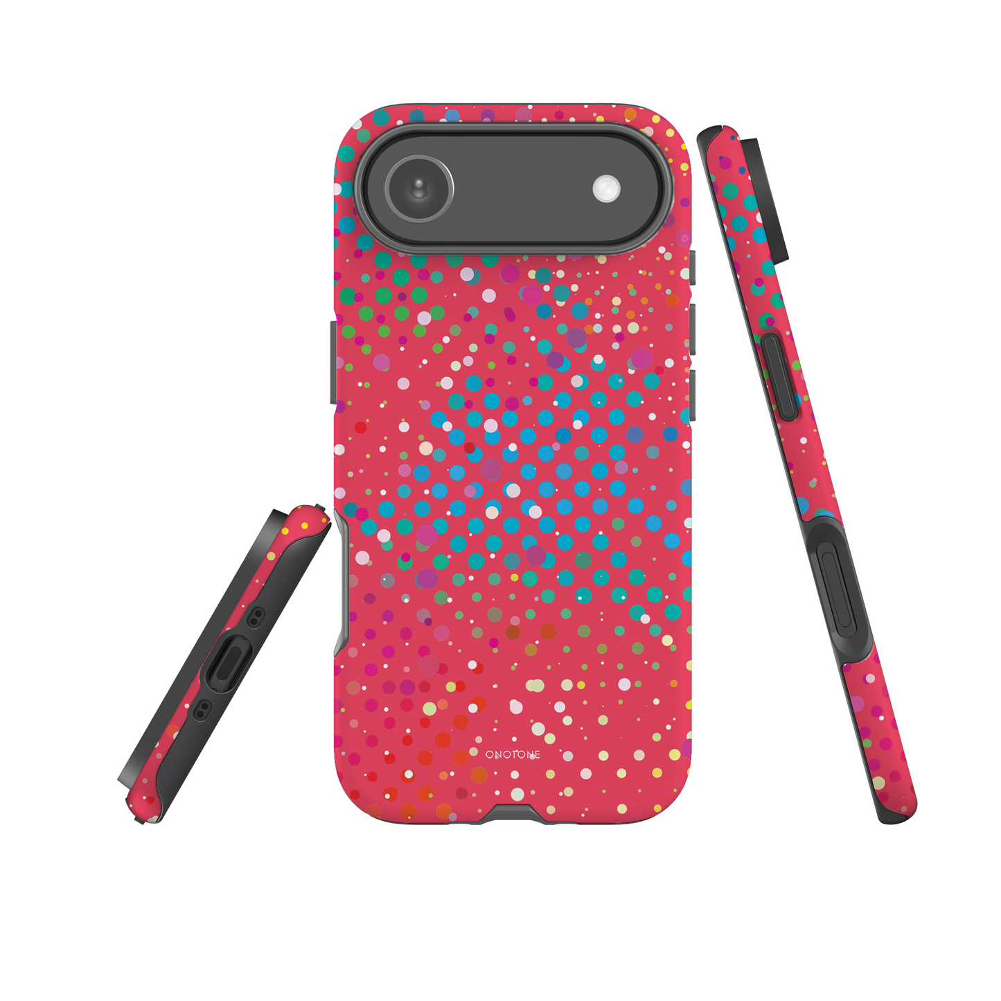 Red Pink Polka Dot iPhone 17 Pro (MagSafe) Case