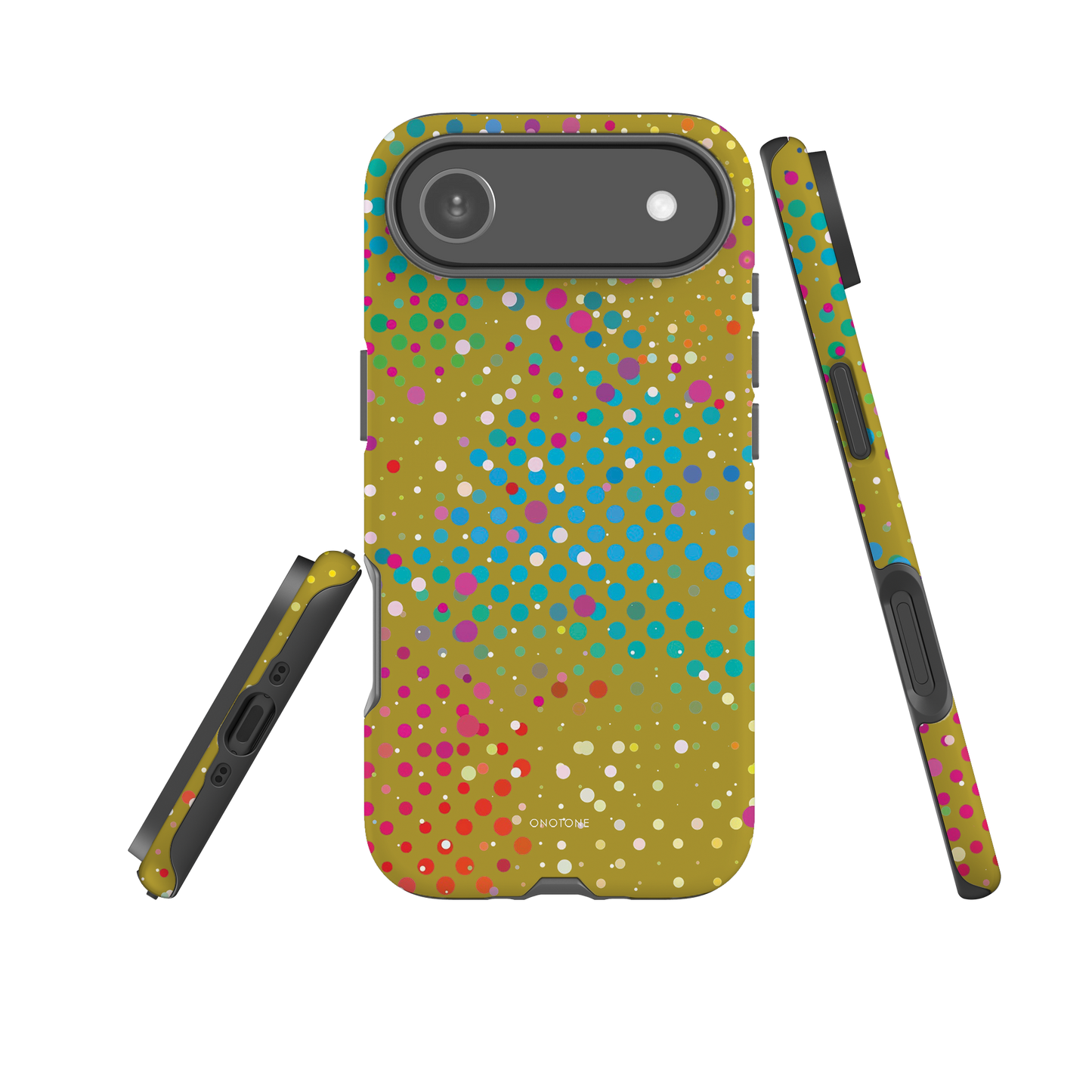 Yellow Polka Dot iPhone case (BD-104)