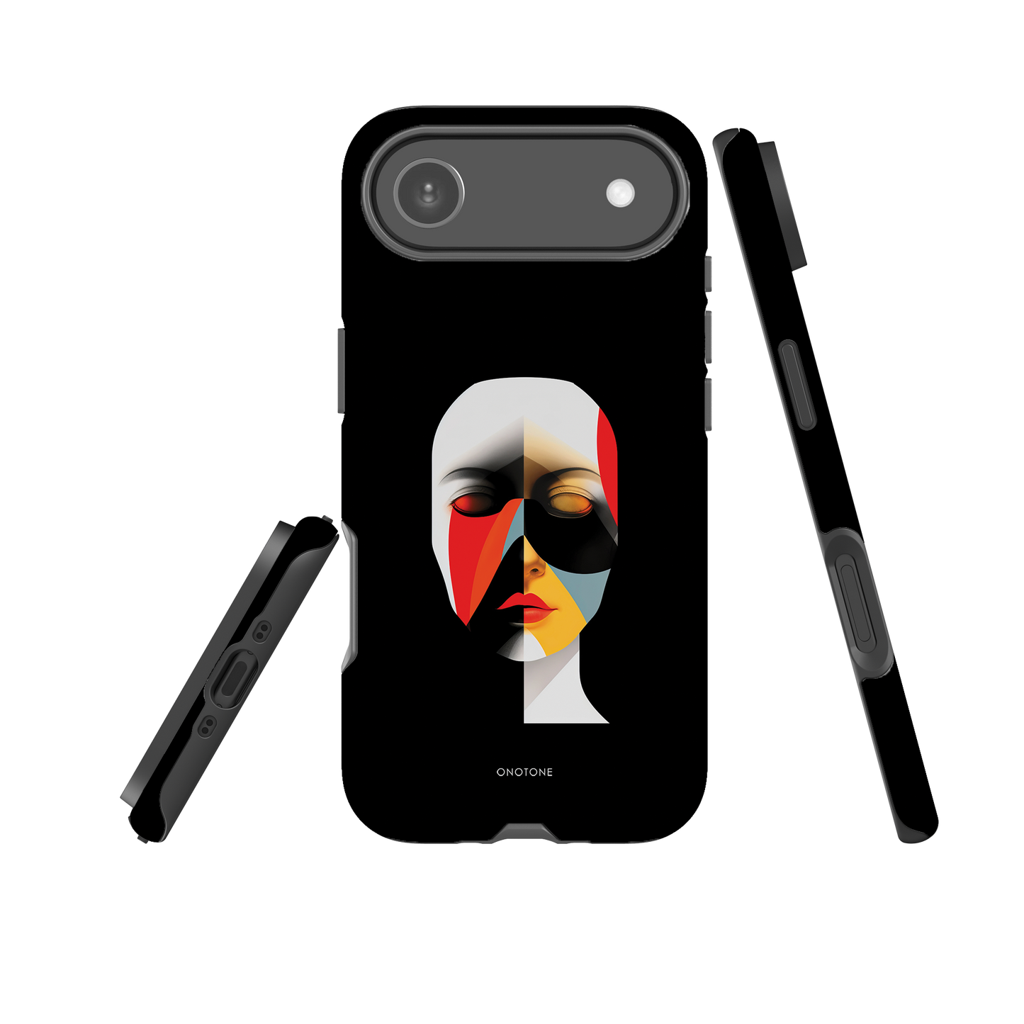 Dual Layer black modern iPhone® Case ( MD-2905)
