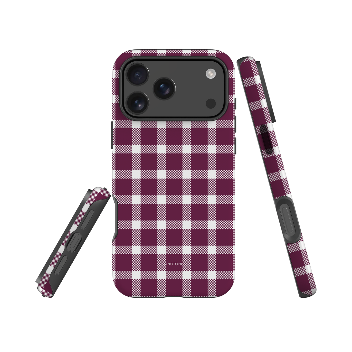 Yellow Plaid iPhone Case – Durable, Stylish & Shockproof Protection (BP-229)