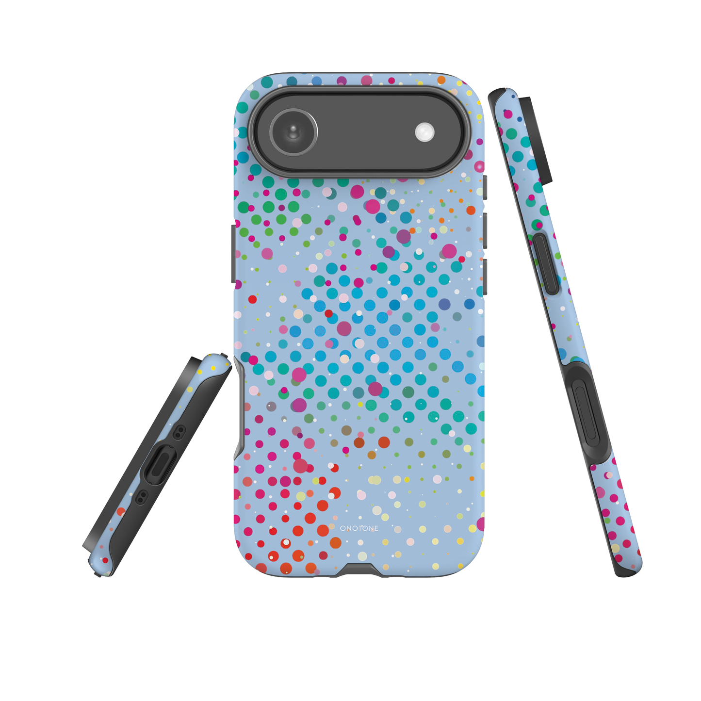 Baby Blue Polka Dot iPhone 17 Pro (MagSafe) Case