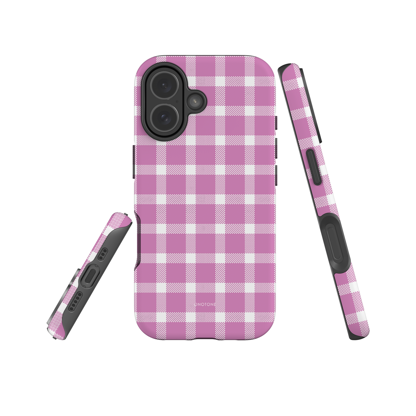 Yellow Plaid iPhone Case – Durable, Stylish & Shockproof Protection (BP-245)
