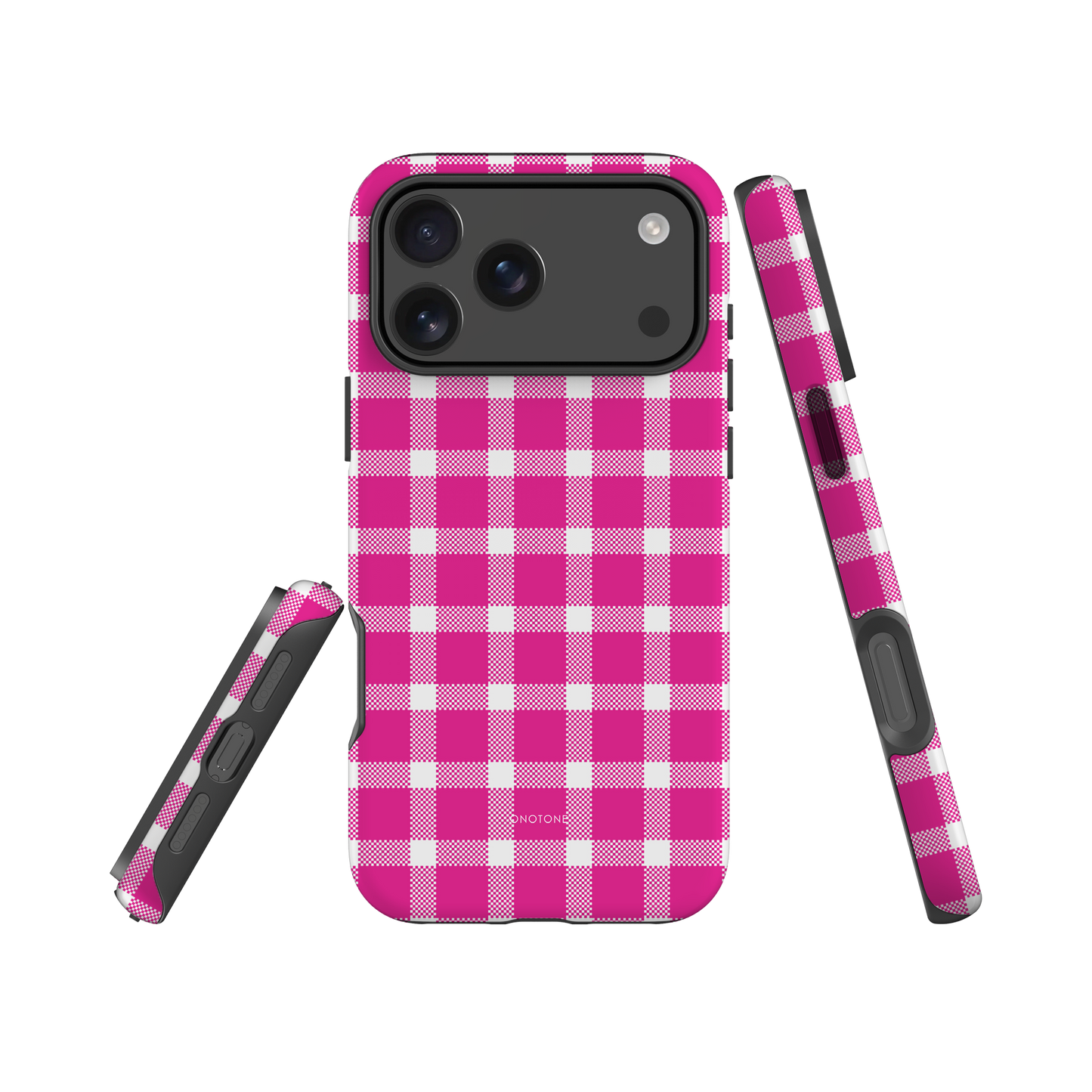 Yellow Plaid iPhone Case – Durable, Stylish & Shockproof Protection (BP-225)