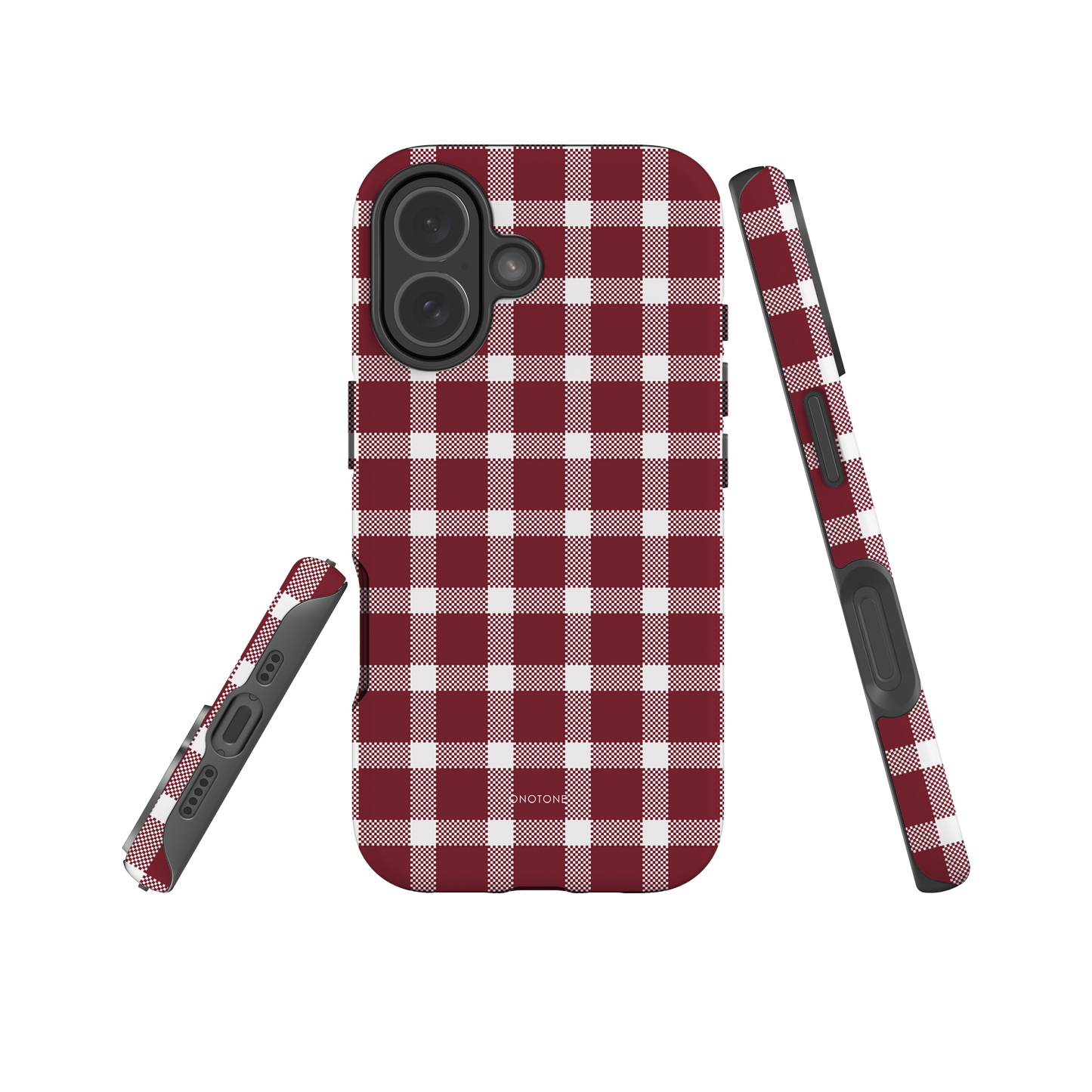 Yellow Plaid iPhone Case – Durable, Stylish & Shockproof Protection (BP-188)