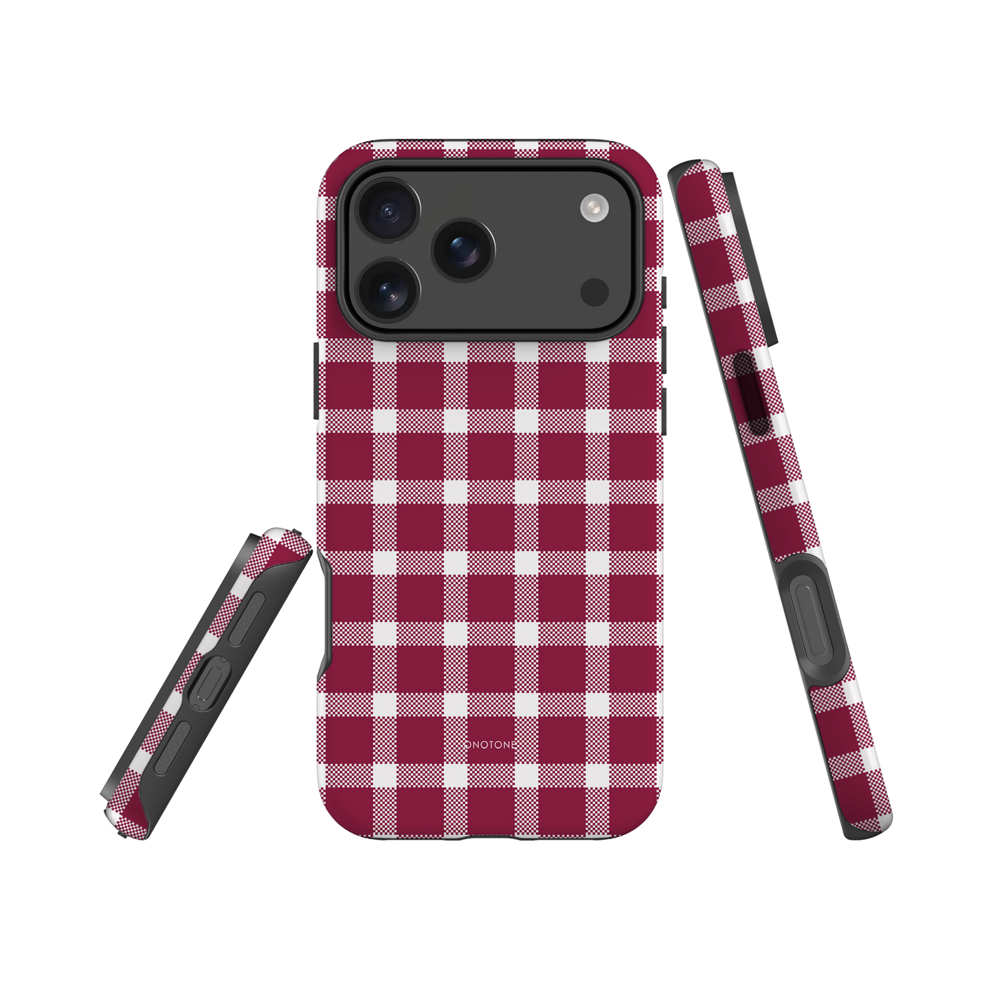 Yellow Plaid iPhone Case – Durable, Stylish & Shockproof Protection (BP-208)