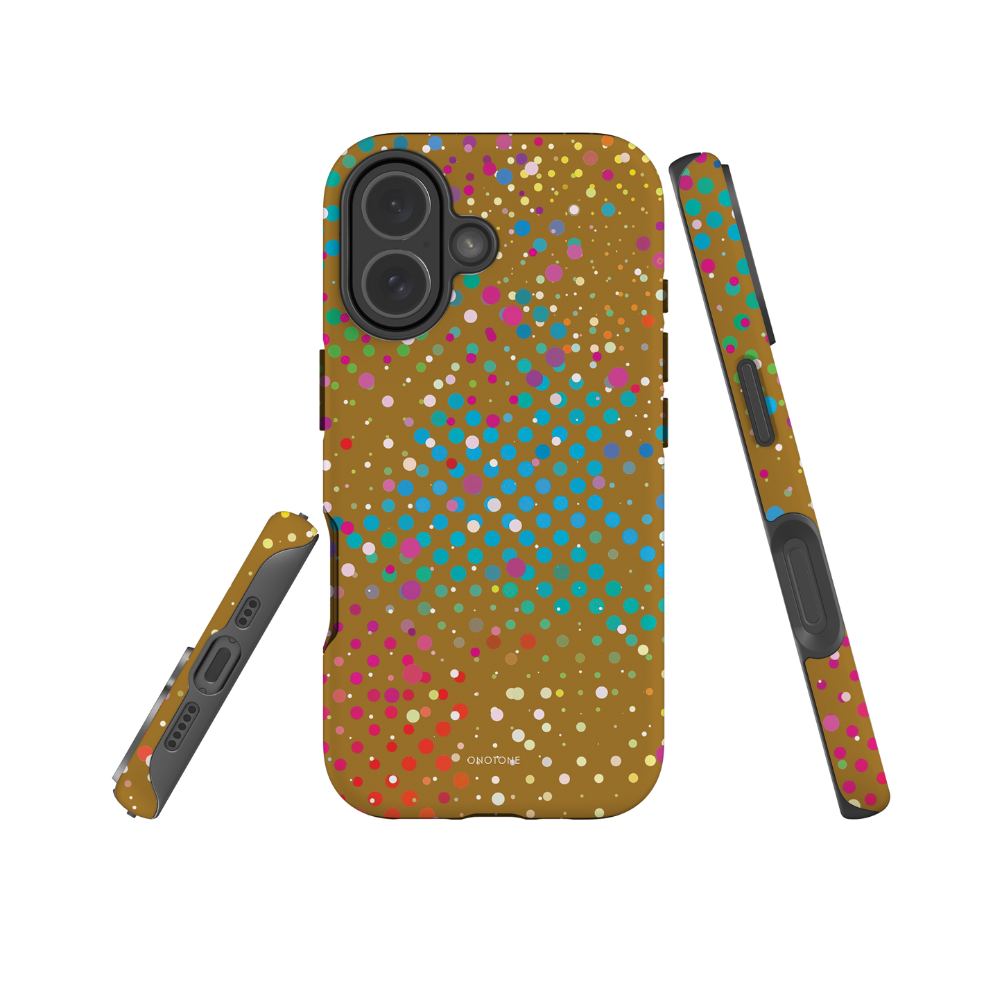 Yellow Polka Dot iPhone case (BD-132)