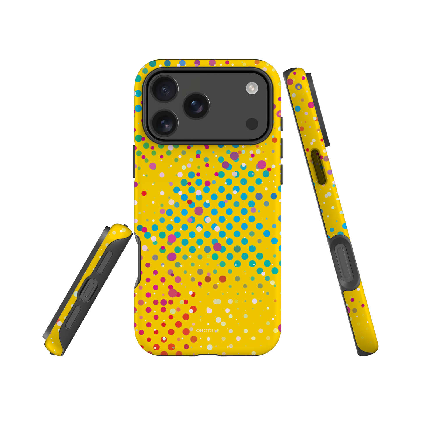 Yellow Polka Dot iPhone case (BD-109)