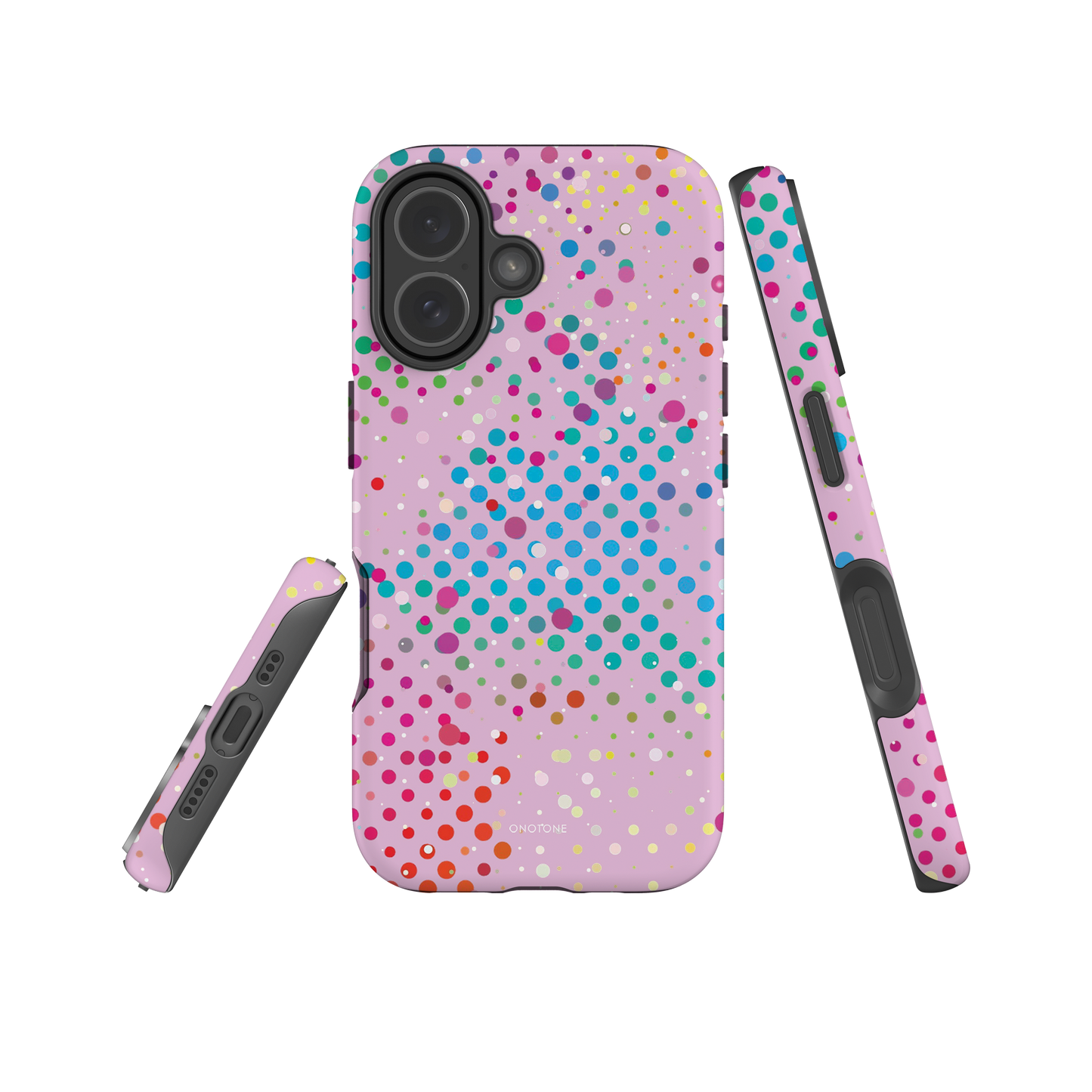Yellow Polka Dot iPhone case (BD-250)