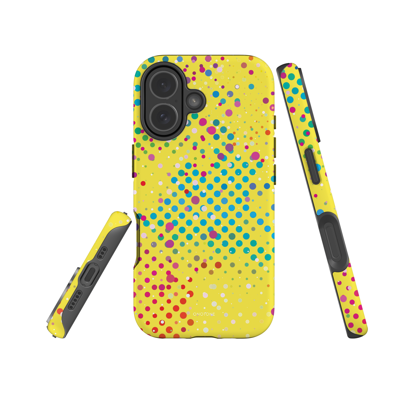 Yellow Polka Dot iPhone case (BD-101)