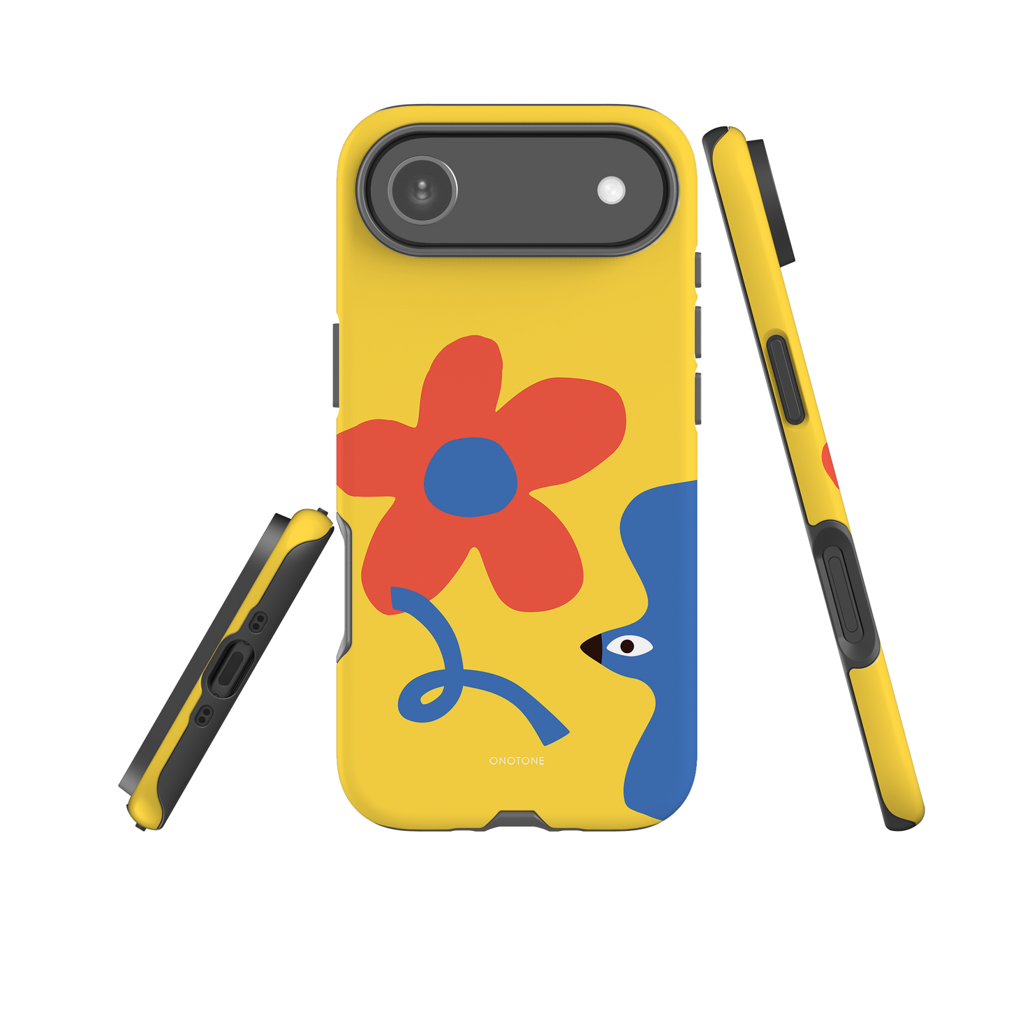 Dual Layer yellow modern iPhone® Case ( MD-2345)