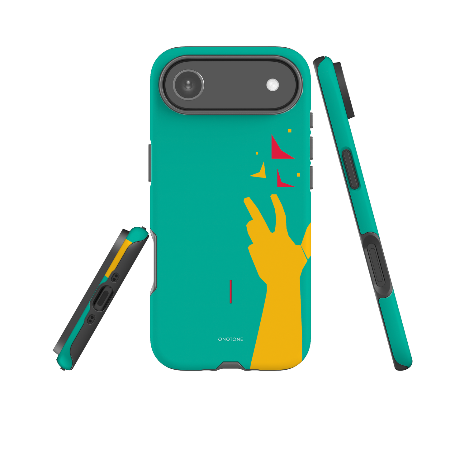 Dual Layer green modern iPhone® Case ( MD-1113)