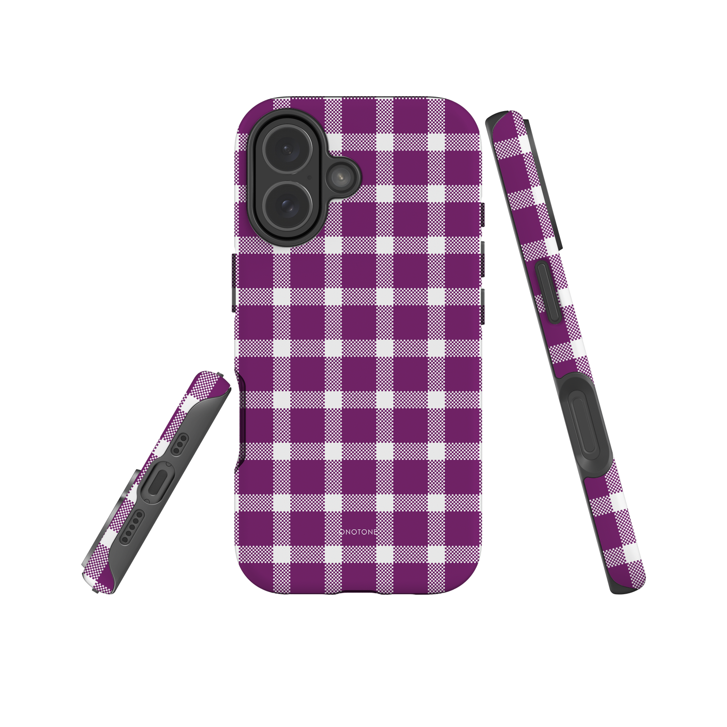Yellow Plaid iPhone Case – Durable, Stylish & Shockproof Protection (BP-255)