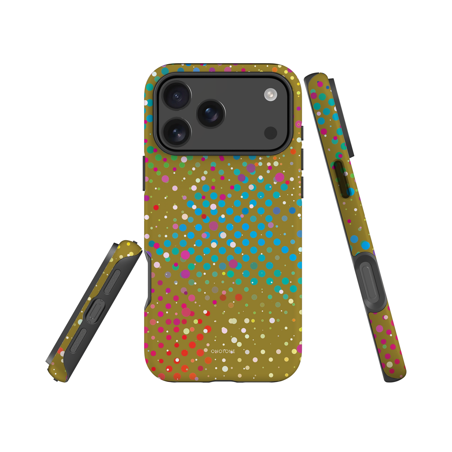 Yellow Polka Dot iPhone case (BD-112)