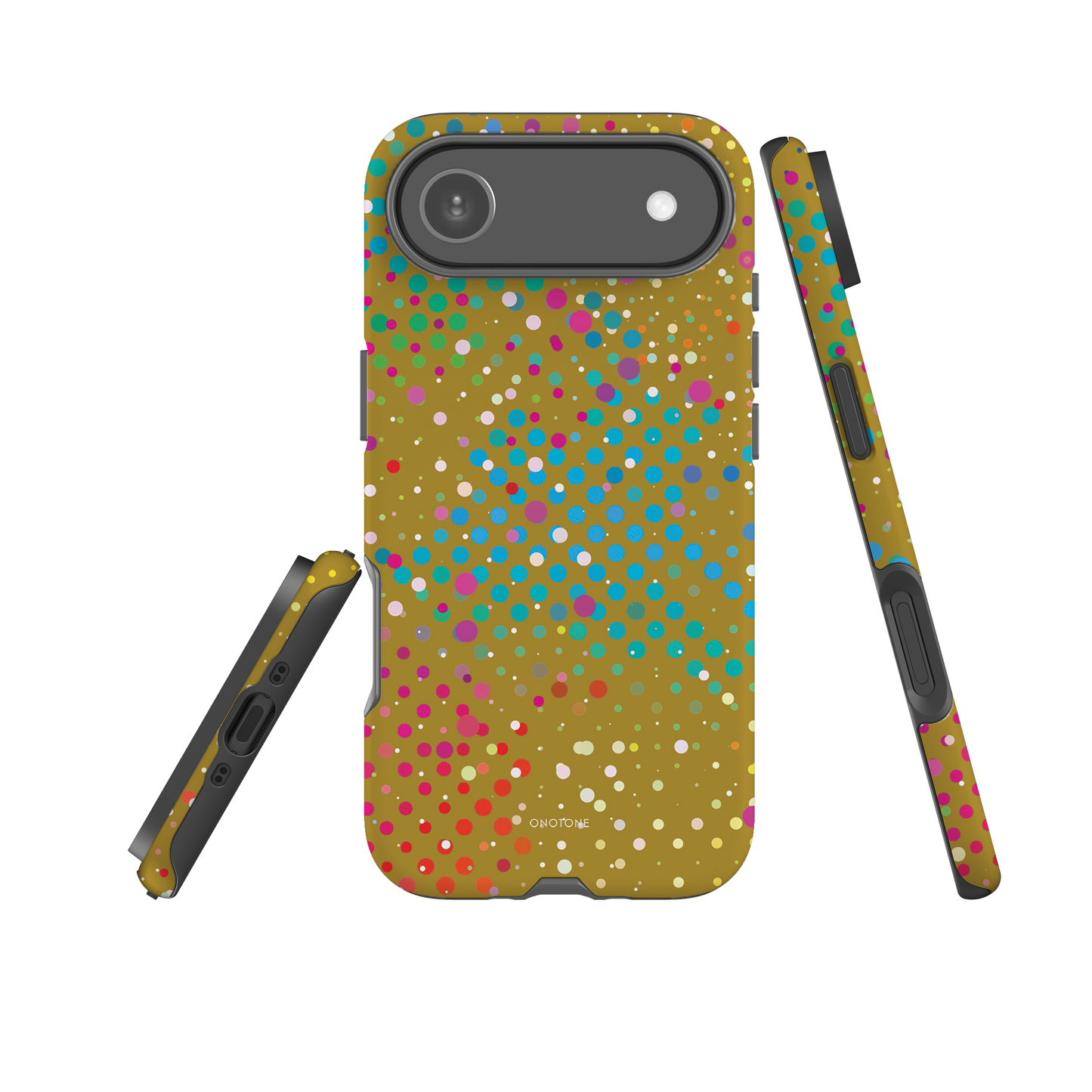 Yellow Polka Dot iPhone case (BD-111)