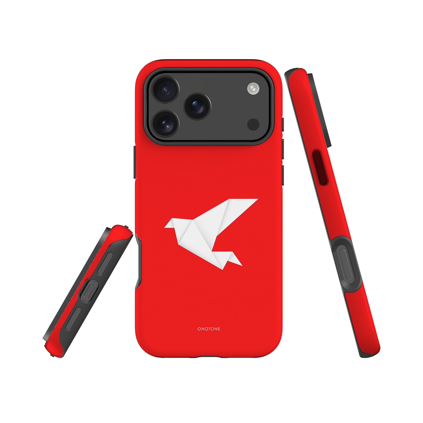 Dual Layer red modern iPhone® Case ( MD-1449)