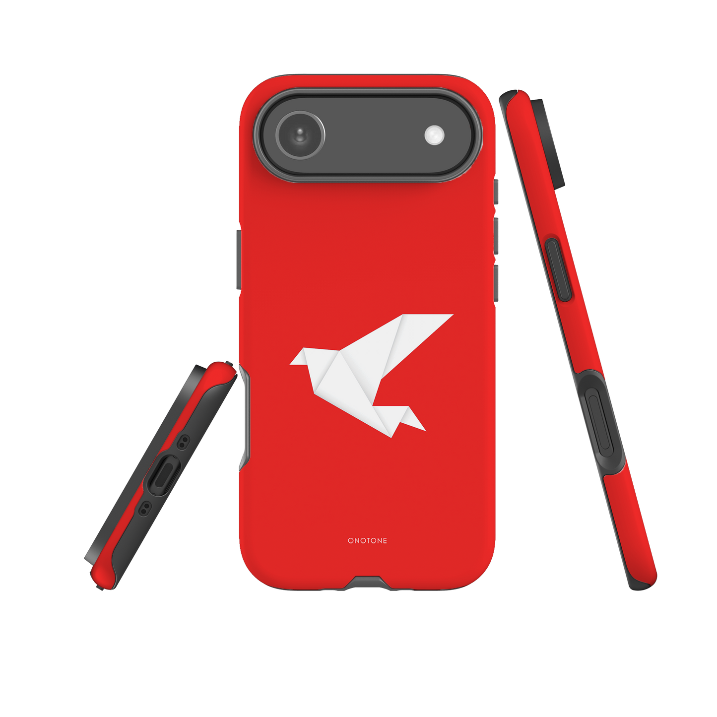 Dual Layer red modern iPhone® Case ( MD-1449)